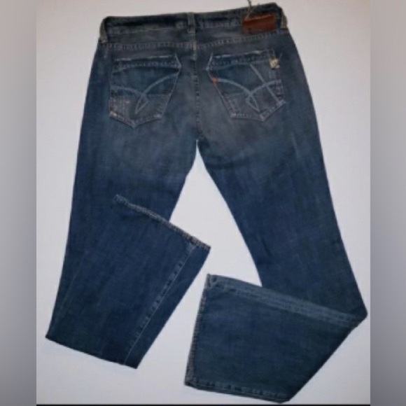 NEW $165 UNION * LOVER Jeans 25 x 35" X-LONG Inseam Low Rise Bootcut 💯AUTHENTIC - Picture 4 of 14